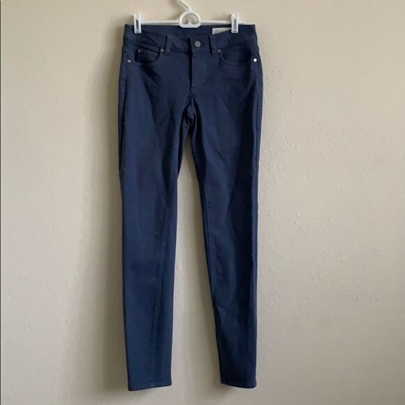 Blue-Gray Skinny Pants  - Picture 1 of 7
